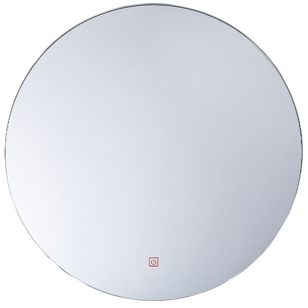 LED koupelnové zrcadlo CALLAC 60 cm 60 cm Stříbrná