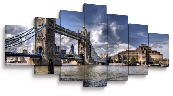 Obraz - Tower Bridge v Londýně (210x100 cm)