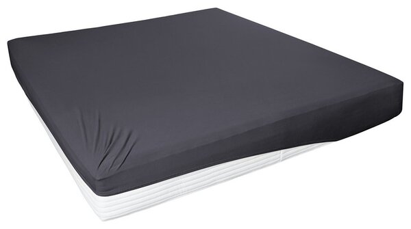 Primera Žerzejové napínací prostěradlo (antracitová, 90-100 x 200 cm) (100318222025)