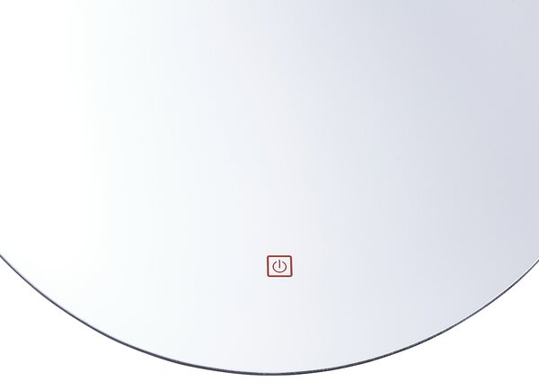 LED koupelnové zrcadlo MAZILLE 60 cm 80 cm Stříbrná