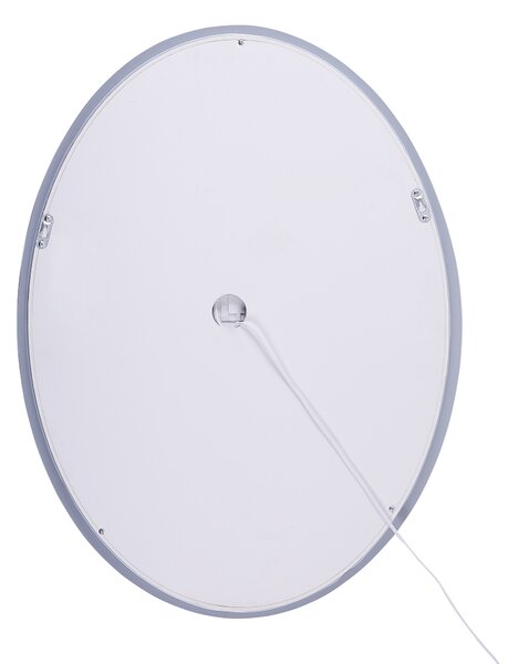 LED koupelnové zrcadlo MAZILLE 60 cm 80 cm Stříbrná