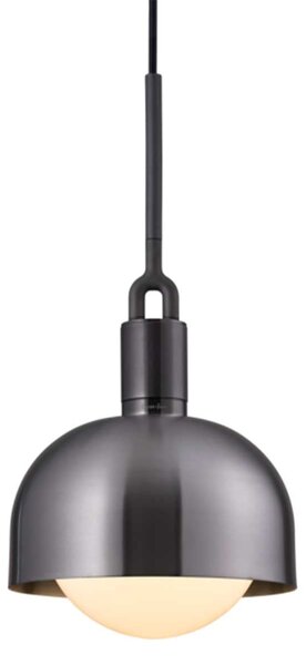 Buster & Punch Forked Globe Shade E27 závěsné svítidlo AntracitováOpálová⌀250mm