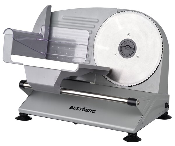 Elektrický kráječ BestBerg BBS-400 / 250 W / šedá
