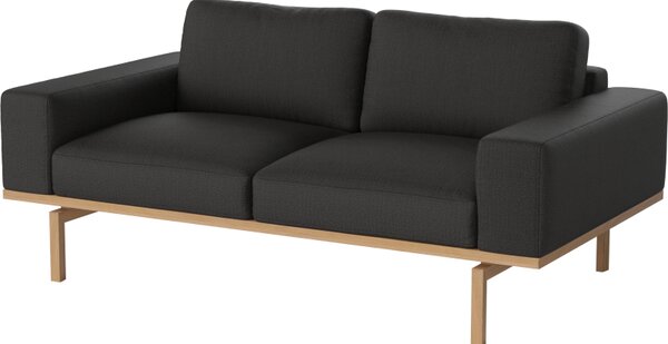 Elton, Čalounění London stone grey, Podnož Bělený dub Bolia
