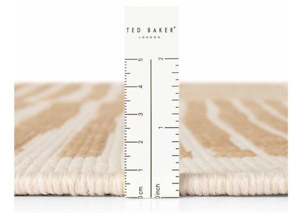 Krémový/v přírodní barvě kulatý vnitřní a venkovní koberec ø 160 cm Haringey Bounds – Ted Baker