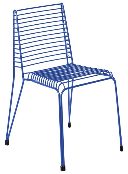 Sada 2 zahradních židlí CHIEVE Kov Modrá
