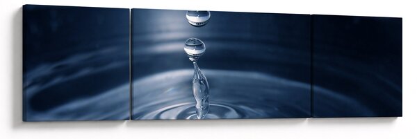 Obraz - Kapky (170x50 cm)