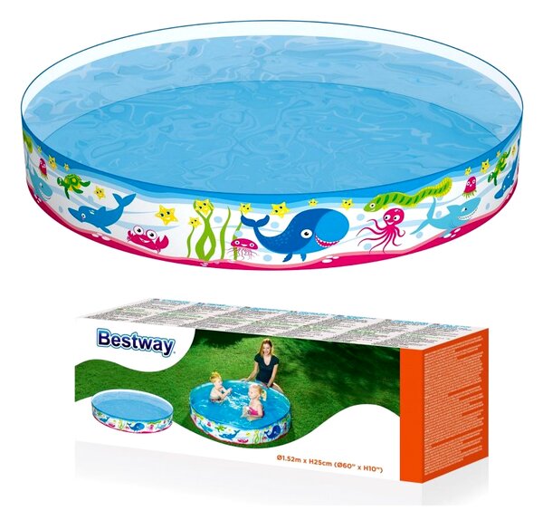 Bazén Bestway Mořský svět 122x25 cm 55028