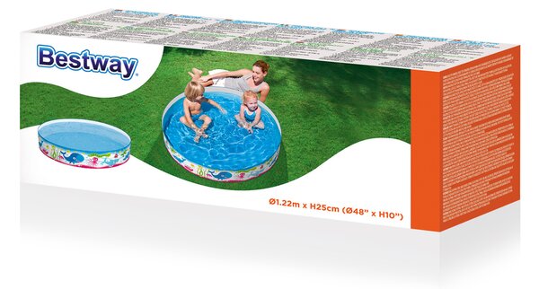 Bazén Bestway Mořský svět 122x25 cm 55028