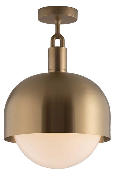 Buster & Punch Forked Globe Shade E27 stropní opálové svítidlo MosazL