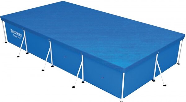 BESTWAY 58107 krycí plachta na bazén s konstrukcí 4 x 2,11 x 0,81 m