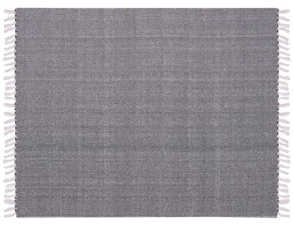 Deka TANGIER Bavlna 130 x 160 cm Černá