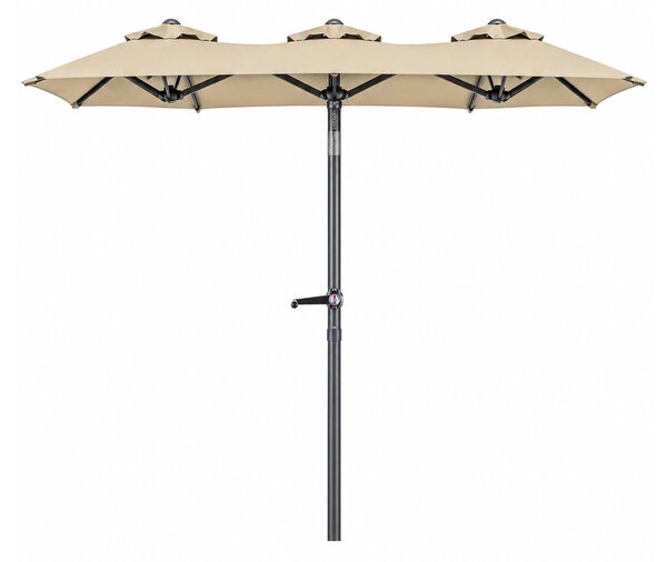 Linder Exclusiv Zahradní slunečník 300x150x220 cm Béžový