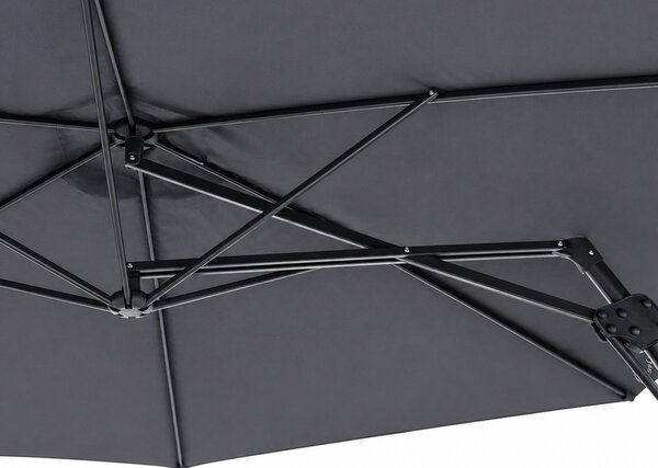 Linder Exclusiv Zahradní slunečník MC2006 350 cm Tmavě šedý