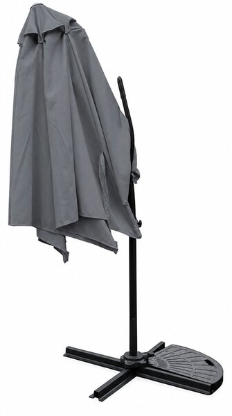 Linder Exclusiv Zahradní slunečník MC2006 350 cm Tmavě šedý