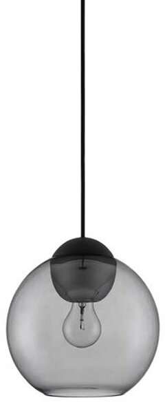 Nova Luce Midori E27 závěsné skleněné svítidlo Šedá