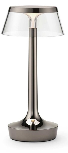 Flos Bon Jour Unplugged LED stolní přenosné svítidlo Černý chrom