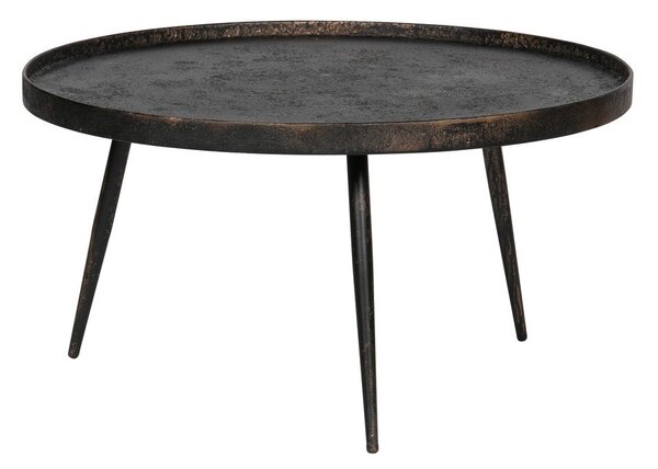 Černý konferenční stolek BePureHome Bounds, ø 76 cm
