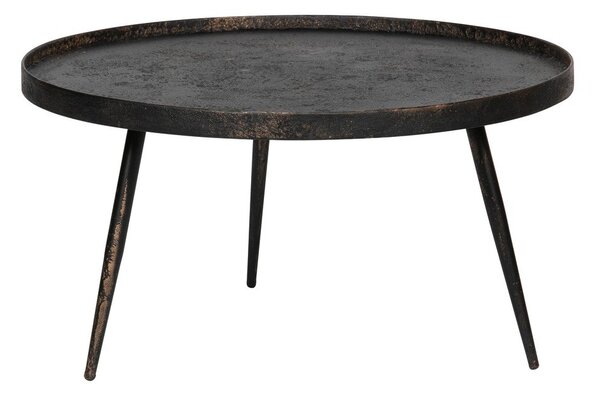 Černý konferenční stolek BePureHome Bounds, ø 76 cm
