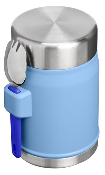 Modrá termoska na jídlo z nerezové oceli 400 ml Legendary Food Jar + Spork Blue Sky – Stanley