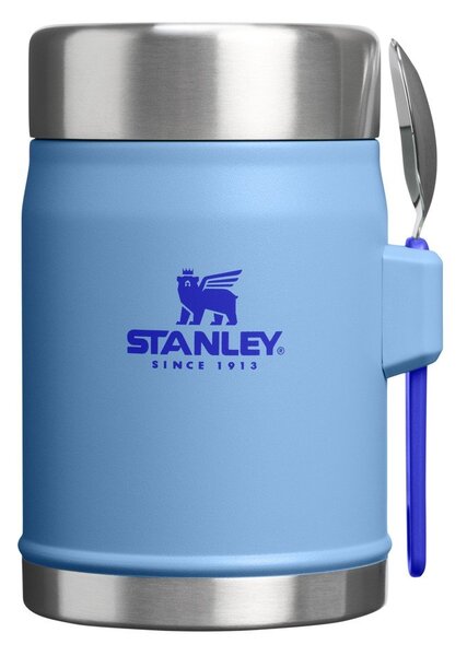Modrá termoska na jídlo z nerezové oceli 400 ml Legendary Food Jar + Spork Blue Sky – Stanley