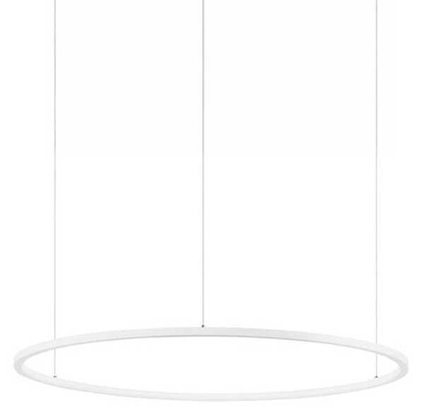 Nova Luce Tarquin LED kruhové závěsné svítidlo 800mmBílá
