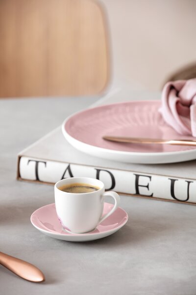 Villeroy&Boch Villeroy & Boch Rose Garden podšálek na espresso růžový 12cm