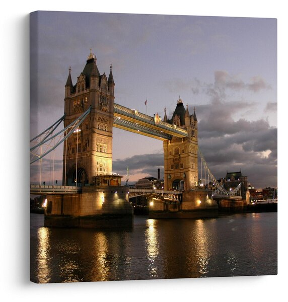 Obraz - Tower Bridge v noci (30x30 cm)