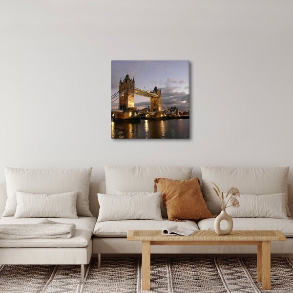 Obraz - Tower Bridge v noci (30x30 cm)