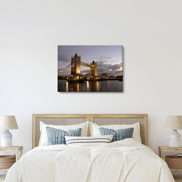 Obraz - Tower Bridge v noci (70x50 cm)