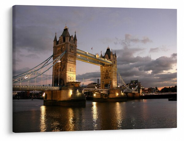 Obraz - Tower Bridge v noci (70x50 cm)