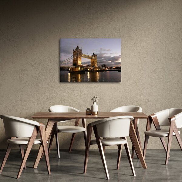 Obraz - Tower Bridge v noci (70x50 cm)