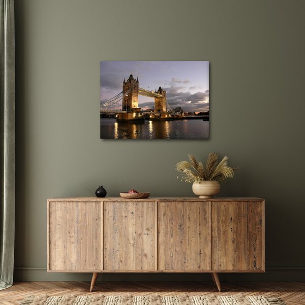 Obraz - Tower Bridge v noci (70x50 cm)