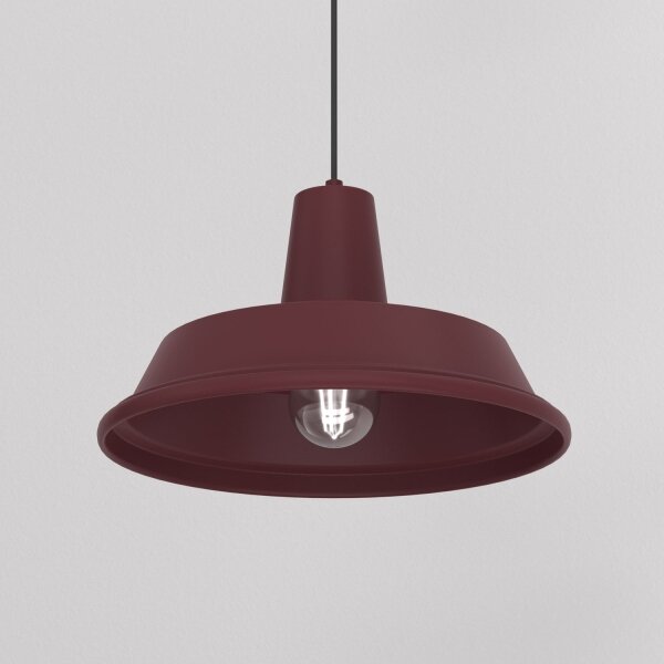 Lustr na lanku CLASS 1xE27/15W/230V burgundy