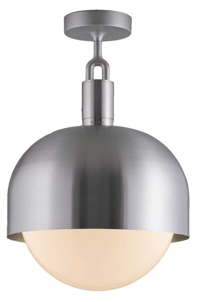 Buster & Punch Forked Globe Shade E27 stropní opálové svítidlo Nerezová ocelL