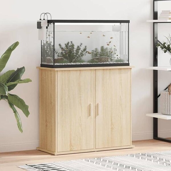 Stojan pod akvárium Sonoma, dubový Imitace, 81 x 36 x 73 cm, materiál: dřevovláknitá deska. Skříňka pod akvárium, skříň na akvárium, stojan na akvárium, stolek pod akvárium. Kód produktu: 833626