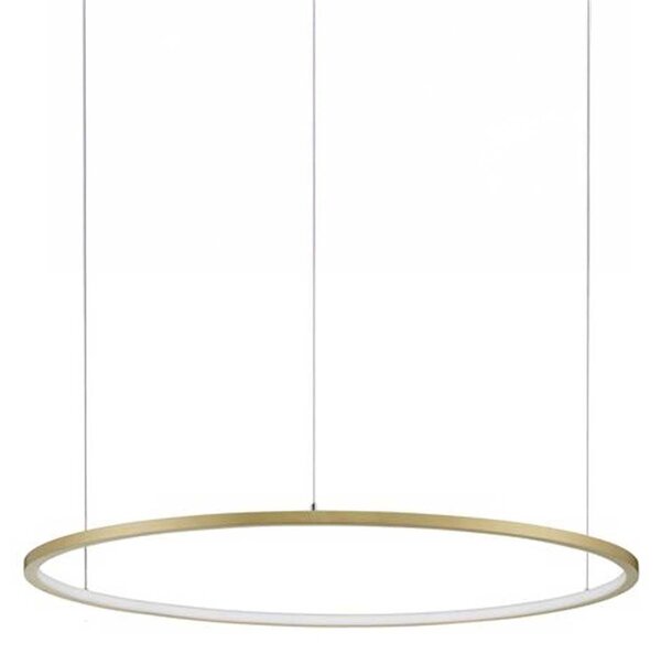 Nova Luce Tarquin LED kruhové závěsné svítidlo 800mmZlatá