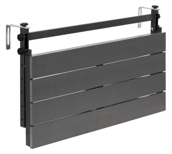 Závěsný stolek na balkon 80x37x42 cm SPRINGOS GF0121 šedý