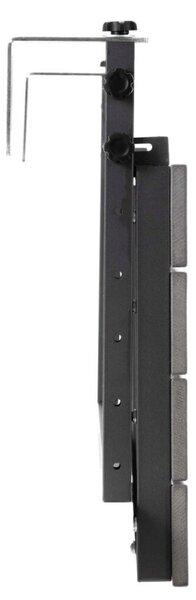 Závěsný stolek na balkon 80x37x42 cm SPRINGOS GF0121 šedý