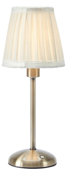 Stolní lampa Markslöjd, Anno, stmívatelné, Bronzová / starobylá mosaz, Obývací pokoj, Tkanina / Textil