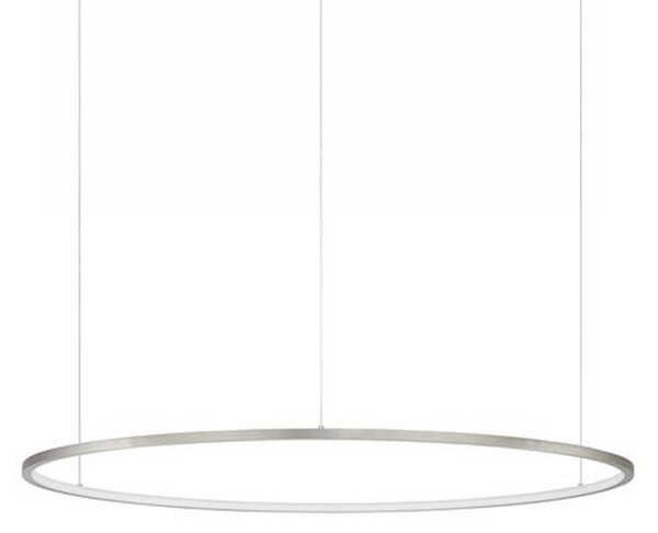 Nova Luce Tarquin LED kruhové závěsné svítidlo 1000mmStříbrná