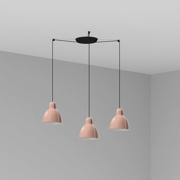 Faro Venice E27 závěsné keramické svítidlo Růžová160mm3