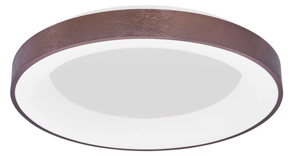 Nova Luce Rando Thin LED přisazené svítidlo stmívatelné ⌀600mmHnědá