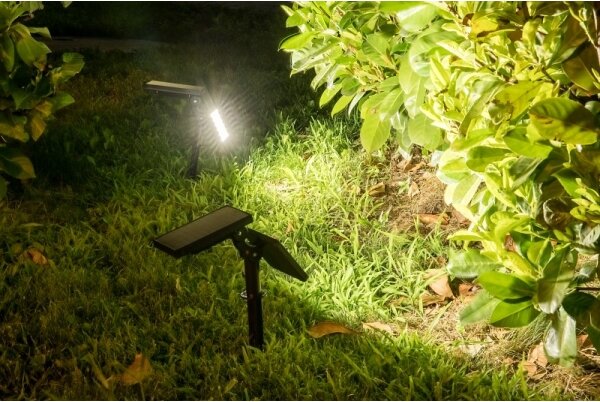 Rabalux 77011 - LED Solární reflektor se senzorem KELNA LED/9,6W/3,7V IP44