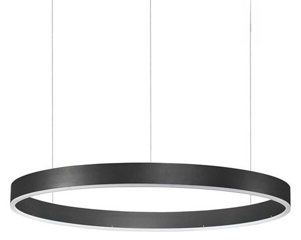 Nova Luce Motif LED kruhové závěsné svítidlo stmívatelné CCT Černá3000K TRIAC⌀100cm