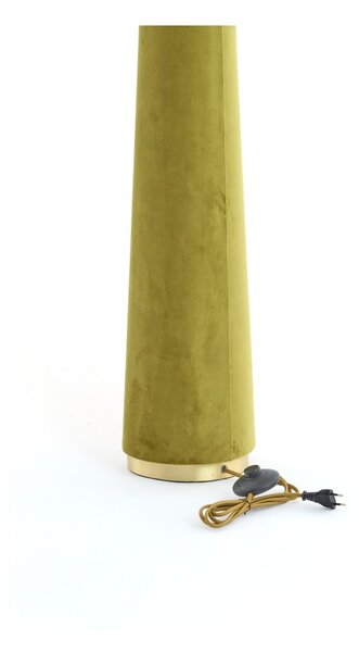 Zelená stojací lampa s textilním stínidlem (výška 168 cm) Devia – Light & Living
