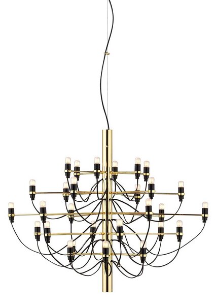 Flos 2097 E14 závěsný lustr 30MatnéMosaz