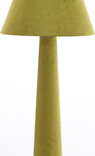 Zelená stojací lampa s textilním stínidlem (výška 168 cm) Devia – Light & Living