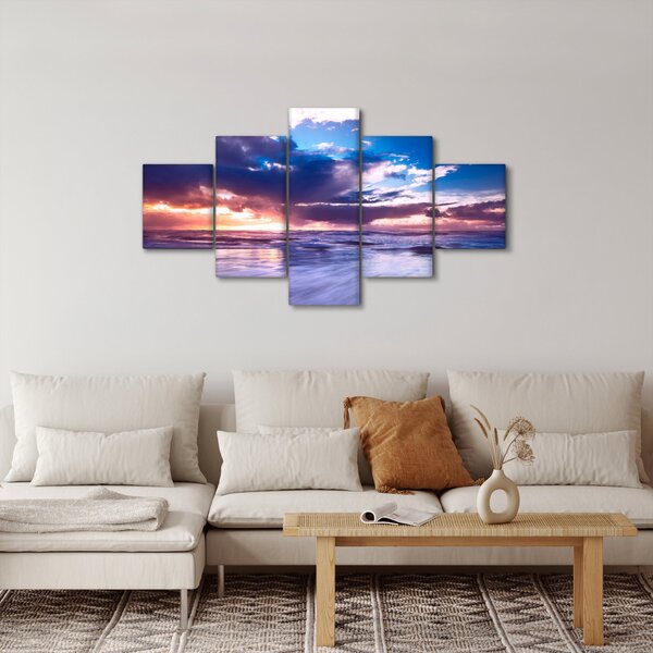 Obraz - Západ slunce u moře (125x70 cm)