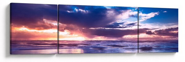 Obraz - Západ slunce u moře (170x50 cm)